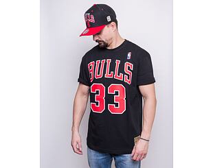 Triko Mitchell & Ness Chicago Bulls Scottie Pippen Name & Number Tee Black