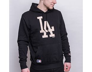 Mikina New Era MLB Seasonal Team Logo Hoody Los Angeles Dodgers Black / Biscuit