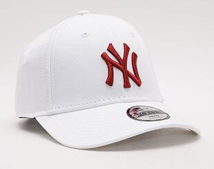 Dětská kšiltovka New Era 9FORTY Kids Essential New York Yankees Strapback Optic White/Red