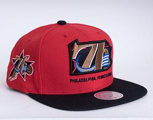 Kšiltovka Mitchell & Ness Philadelphia 76ers Team Insider Snapback HWC Red / Black