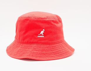 Klobouk Kangol Washed Bucket Cherry Glow