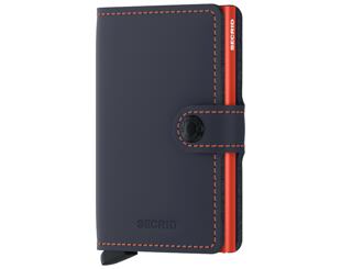 Peněženka Secrid Miniwallet Matte Nightblue & Orange