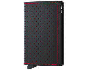 Peněženka Slimwallet Secrid Perforated Black-Red