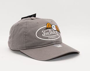 Kšiltovka Von Dutch Houston Dadcap Cotton Twill Grey