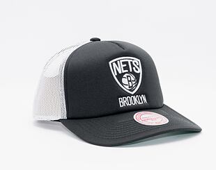 Kšiltovka Mitchell & Ness Off The Backboard Trucker Brooklyn Nets Black / White