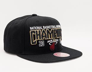 Kšiltovka Mitchell & Ness Nba Champs Snapback Hwc Miami Heat Black