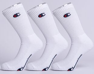 Ponožky Champion 3pk Crew Socks WHT/WHT/WHT