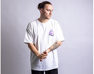 Triko HUF Tesseract Triple Triangle T-Shirt White