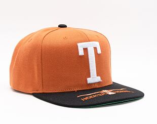 Kšiltovka Mitchell & Ness LOGO BILL SNAPBACK University Of Texas At Austin Orange / Black
