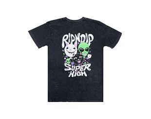 Triko Rip & Dip Super High Tee Black Mineral Wash