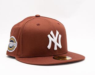 Kšiltovka New Era 59FIFTY MLB Patch 5 New York Yankees Walnut Brown