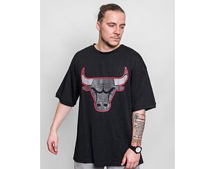 Triko New Era NBA OS Outline Mesh Tee Chicago Bulls Black/Red