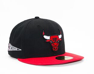 Kšiltovka New Era 59FIFTY NBA Team City Patch Chicago Bulls Black