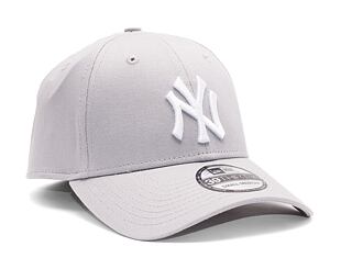 Kšiltovka New Era - MLB Essential 39THIRTY - NY Yankees - Grey / White