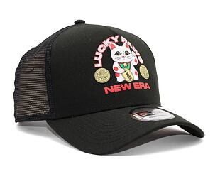 Kšiltovka New Era 9FORTY A-Frame Trucker Sign Black / Scarlet