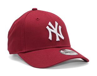 Dětská kšiltovka New Era 9FORTY Kids MLB Kids League Essential New York Yankees - Cardinal / White