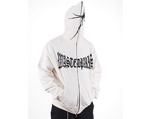 Mikina Wasted Paris Hoodie Full Zip Sick White