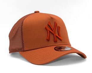 Dětská kšiltovka New Era 9FORTY Kids A-Frame Trucker MLB Tonal Mesh New York Yankees Redwood