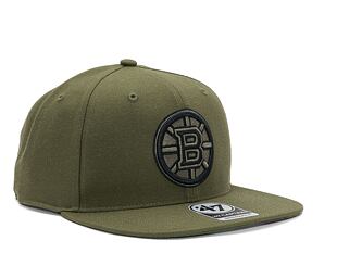Kšiltovka '47 Brand NHL Boston Bruins Ballpark Camo CAPTAIN Sandalwood