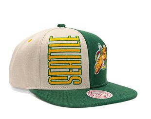 Kšiltovka Mitchell & Ness NBA Pop Panel Snapback Hwc Seattle Supersonics Off White / Green