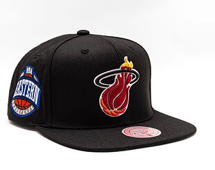 Kšiltovka Mitchell & Ness NBA Conference Patch Snapback Hwc Miami Heat Black