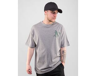 Triko New Era MLB Icecream Oversized Tee Oakland Athletics Heather Grey / Dark Green