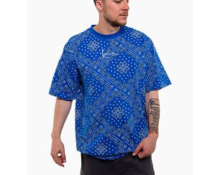 Triko Karl Kani Small Signature Paisley Tee blue/black/white