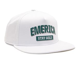 Kšiltovka Emerica Team Stay Gold Snapback White