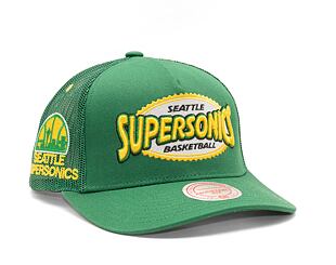 Kšiltovka Mitchell & Ness NBA Team Seal Trucker HWC Supersonics Green