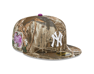 New Era 59FIFTY LP Retro Crown MLB "2000 SUBWAY SERIES" Side Patch New York Yankees Realtree/Purple