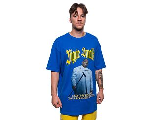Triko Urban Classics Biggie More Money More Problems Oversize Tee Cobalt Blue