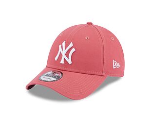 Kšiltovka New Era 9FORTY MLB League Essential New York Yankees Litmus Pink / Optic White