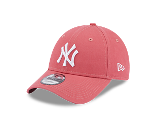 Kšiltovka New Era 9FORTY MLB League Essential New York Yankees Litmus Pink / Optic White
