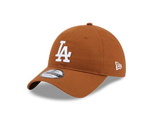 Kšiltovka New Era 9TWENTY MLB League Essential Los Angeles Dodgers Toasted Peanut / Optic White