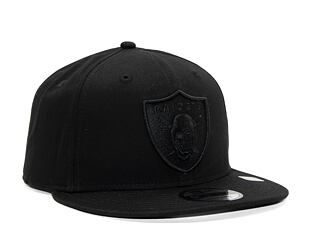 Kšiltovka New Era 9FIFTY NFL Black on Black Las Vegas Raiders Snapback