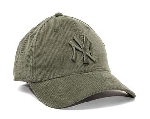 Kšiltovka New Era 39THIRTY MLB Cord New York Yankees New Olive