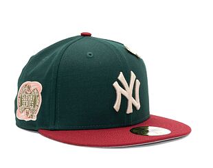 Kšiltovka New Era 59FIFTY MLB "Leaf Drop" WS Patch New York Yankees Green / White