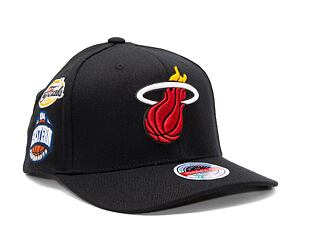 Kšiltovka Mitchell & Ness NBA Home Town Classic Red Miami Heat Black