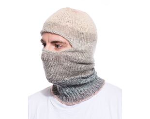 Custom made pletená Balaclava kukla - Sandy Grey
