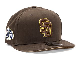 Kšiltovka New Era 9FIFTY MLB Side Patch Script San Diego Padres Dark Brown / Bronze