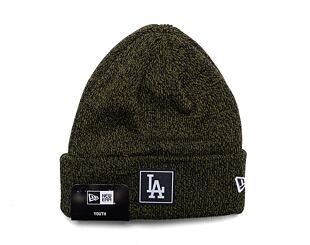 Dětský kulich New Era MLB Kids Team Cuff Beanie Los Angeles Dodgers Heather Green / Off White