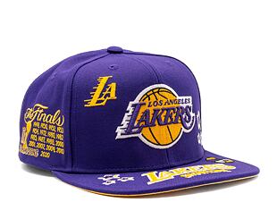 Kšiltovka Mitchell & Ness All Out Snapback NBA LOS ANGELES LAKERS Purple