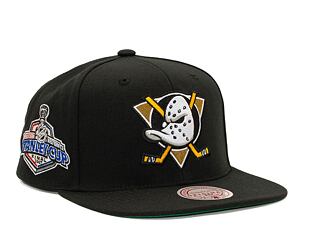 Kšiltovka Mitchell & Ness NHL Top Spot Snapback Anaheim Ducks Black