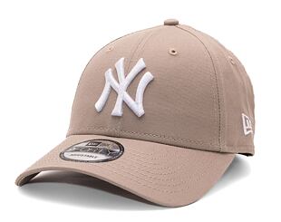 Kšiltovka New Era 9FORTY MLB Nos League Essential New York Yankees - Ash Brown / White