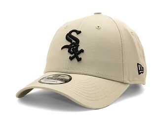 Kšiltovka New Era 9FORTY MLB League Essential Chicago White Sox - Stone / Black