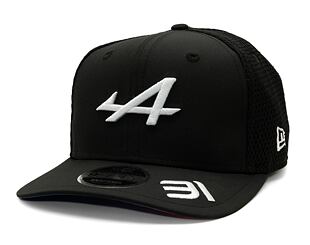 Kšiltovka New Era - 9FIFTY Pre-Curved - Black - Alpine F1 - Black