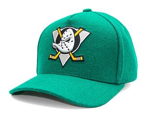 Kšiltovka Mitchell & Ness - Anaheim Ducks - Kicking Wool Pro Strapback Vntg - Teal