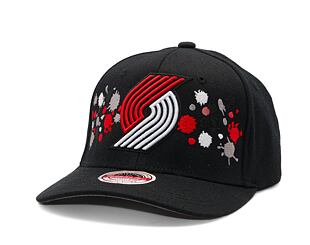 Kšiltovka Adam Wave - Custom NBA Paint Splatters - Portland Trail Blazers