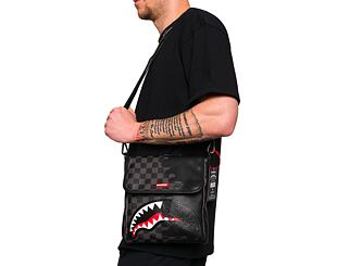 Taška Sprayground -  Unfinished Shark Messenger Sling