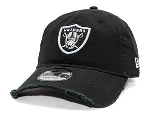Kšiltovka New Era - NFL Wash & Distressed 9TWENTY - Las Vegas Raiders - Black
